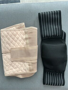 Pregnancy and postpartum belly support bands